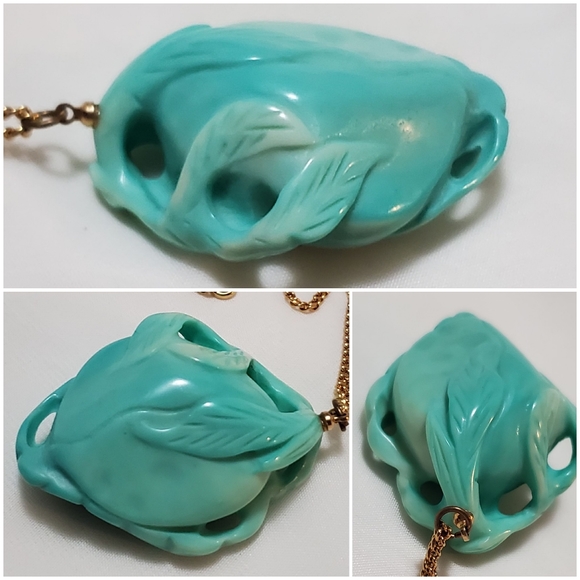 VTG Kenneth Lane signed Pendant Necklace